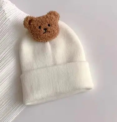 Knitted Bear Bonnet