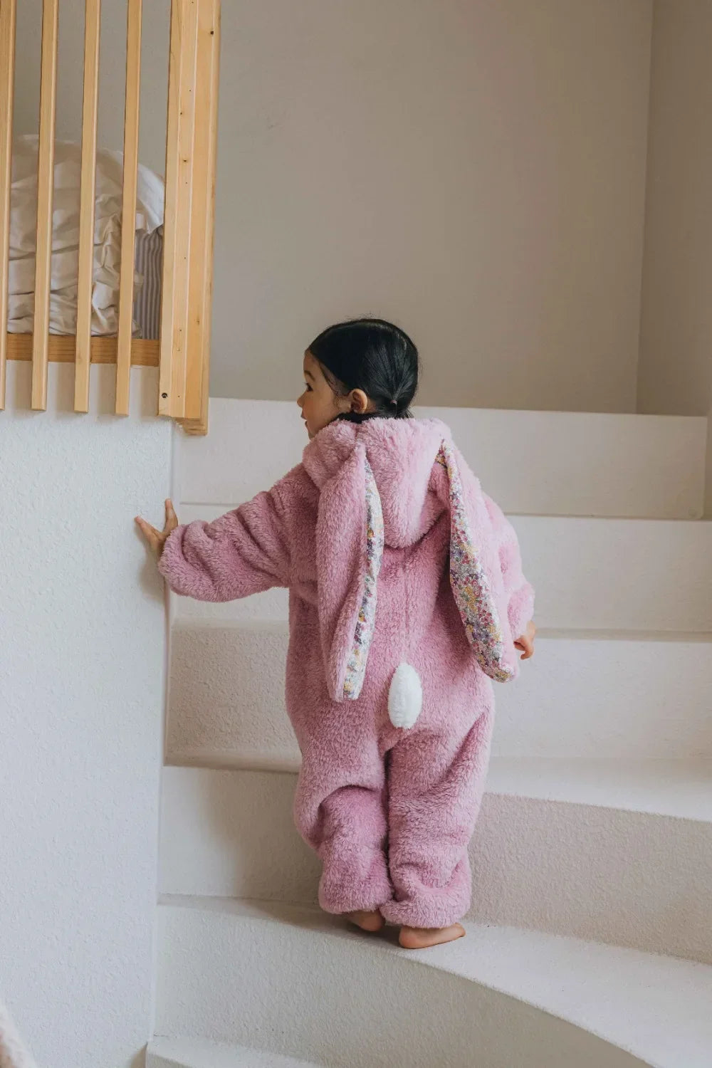 Autumn Winter Baby Bunny Jumpsuit Hooded