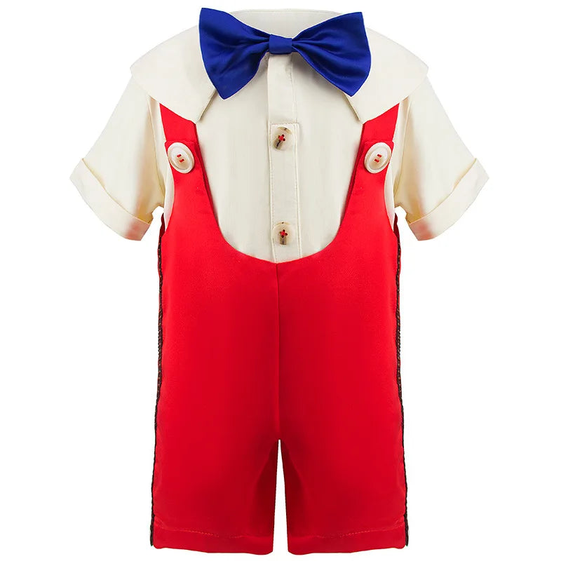Disney Pinocchio Cosplay Costume for Baby Toddler Two-Piece Set