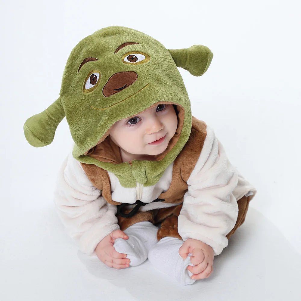 Shrek Onesie Cute Pajama Halloween Romper
