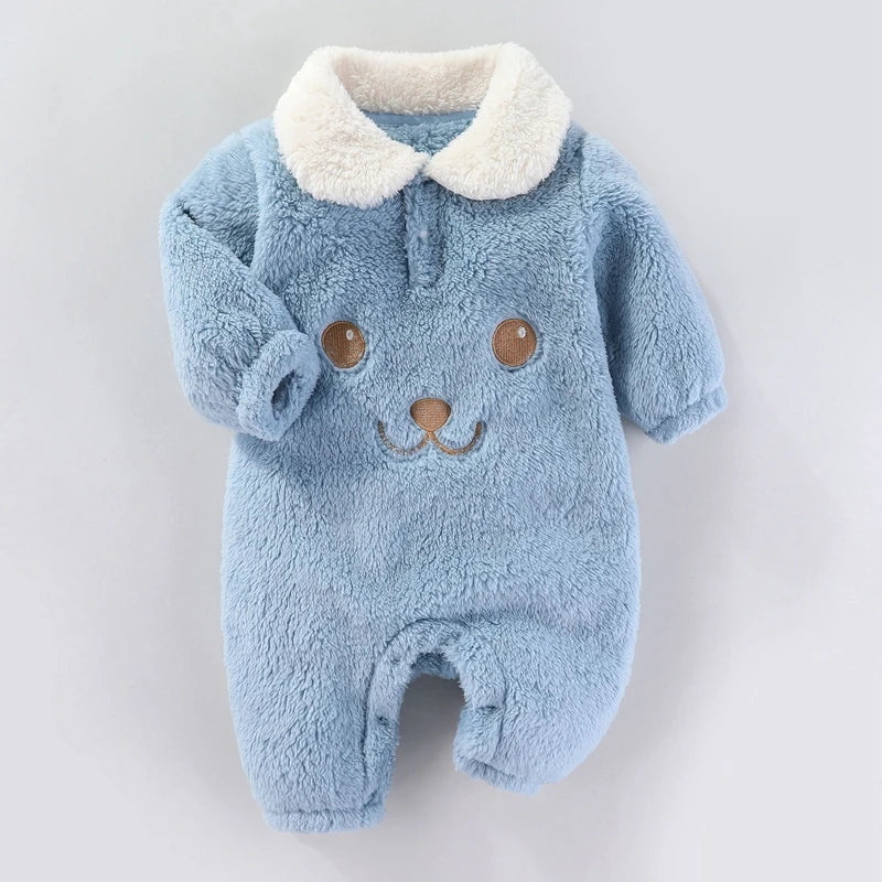 Cute Newborn Baby Bodysuit New Winter Autumn Baby Clothes Cartoon Girl Rompers Spring Soft Infant Jumpsuit 0 to 12 Months