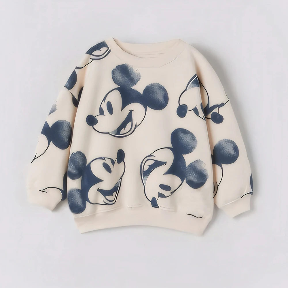 2Pcs Baby Set Mickey Mouse Sweatshirts + Pants Tracksuit