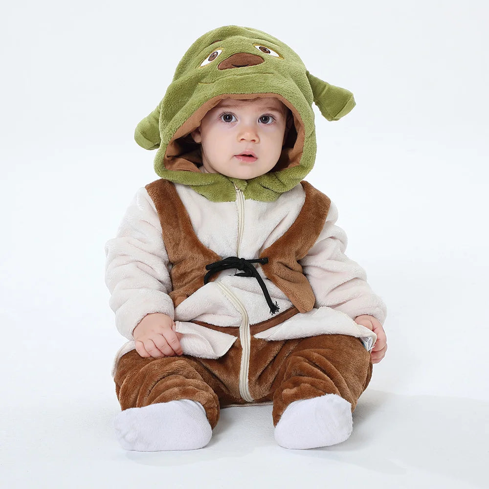 Shrek Onesie Cute Pajama Halloween Romper