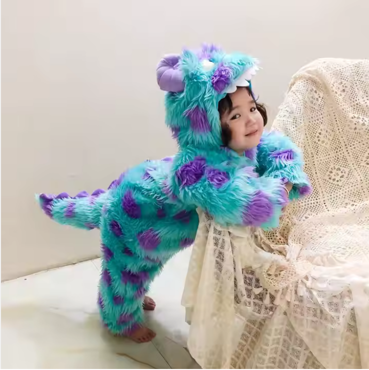Fuzzy Sulley Jumpsuit (Monster's Inc)