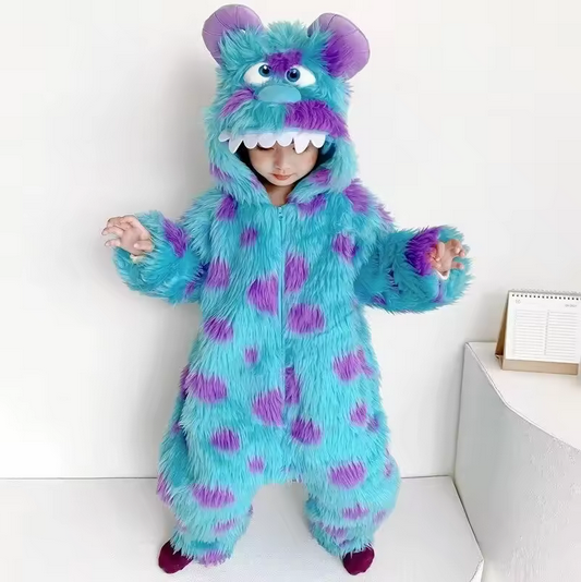 Fuzzy Sulley Jumpsuit (Monster's Inc)