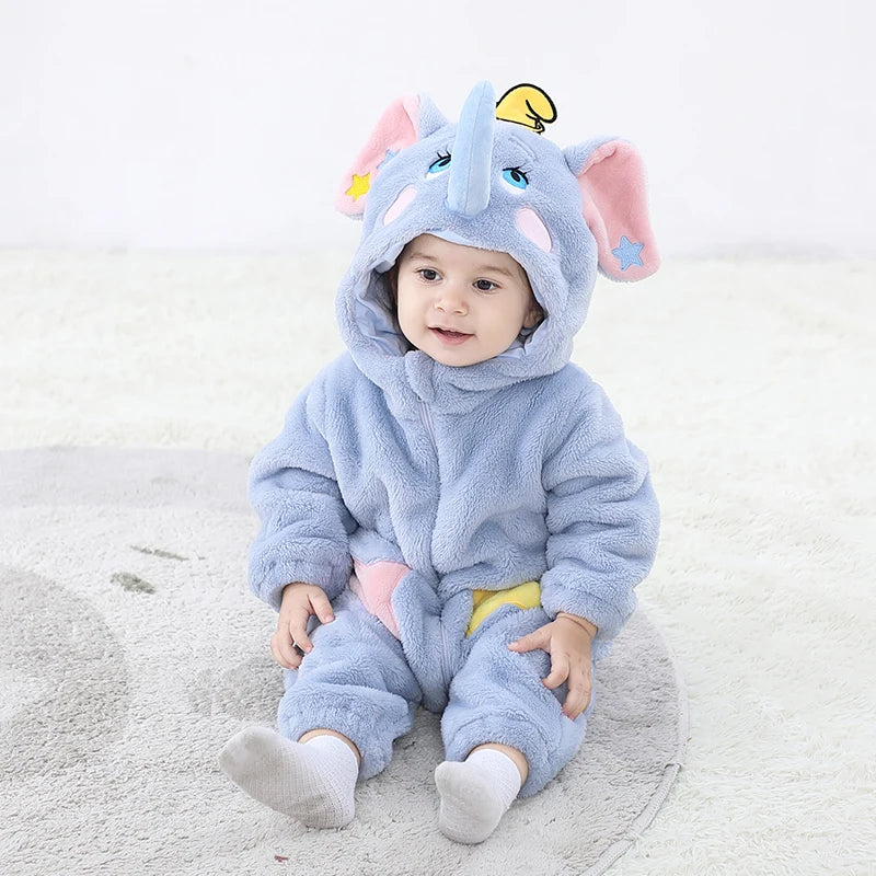 Dumbo Elephant Baby Warm Cosplay Costume Hooded
