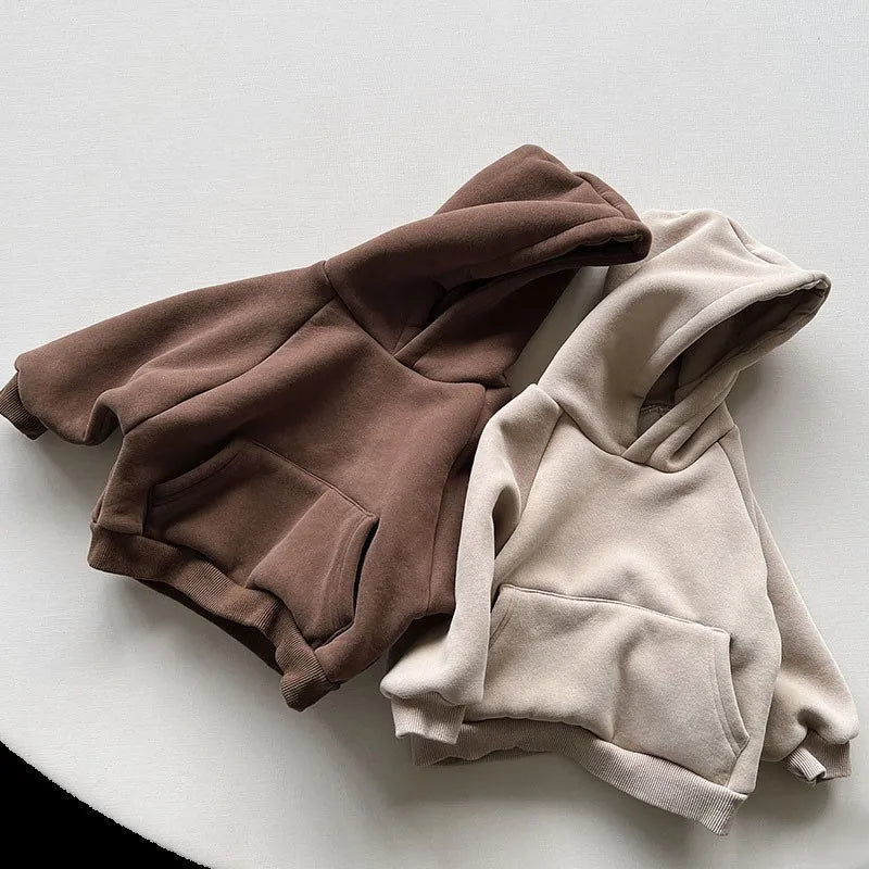 Baby Hoodies Casual Loose Boys Girls Thick