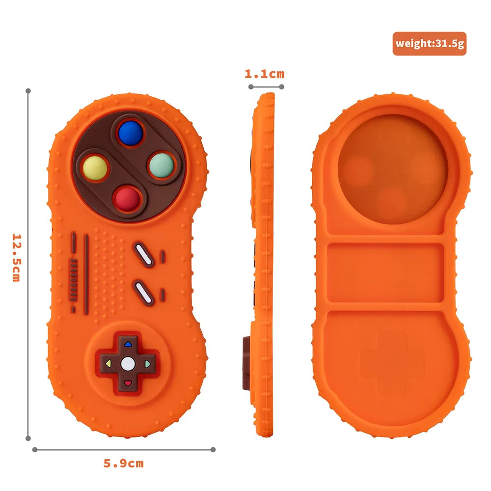 1Pc Baby Silicone Remote Control Shape Teether
