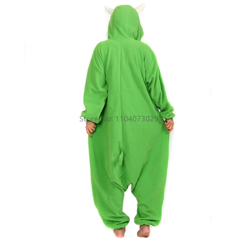 Monster's Inc Pajamas Halloween Onesie Adult Cosplay