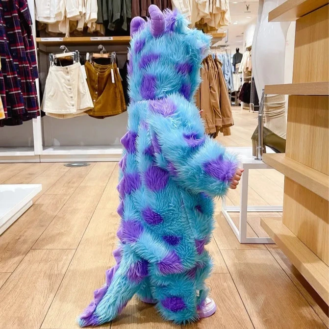 Fuzzy Sulley Jumpsuit (Monster's Inc)