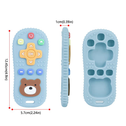 1Pc Baby Silicone Remote Control Shape Teether