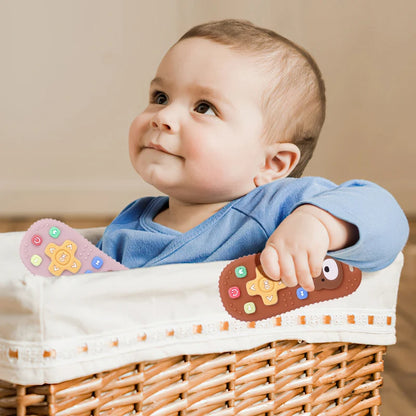 1Pc Baby Silicone Remote Control Shape Teether