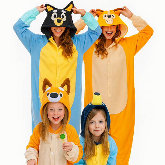 Bluey Onesies Family Holiday Costumes