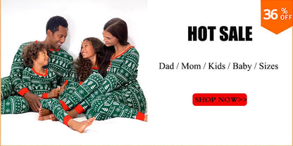 Christmas Family Pajamas Matching Outfits American Sizes (Merry Christmas)