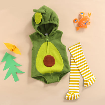 Avocado Baby Girls Boys 2pcs Halloween Romper