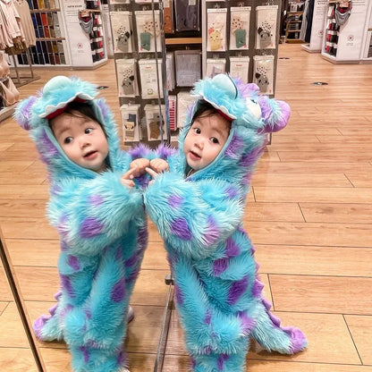 Fuzzy Sulley Jumpsuit (Monster's Inc)