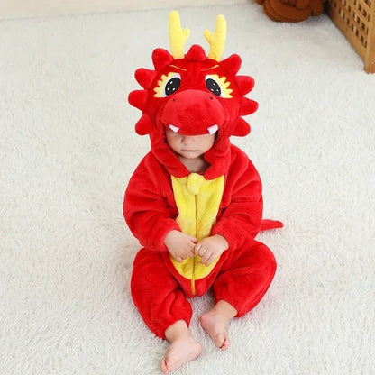 Cute ANIMAL Cosplay Costumes BoysGirls Jumpsuit BabyRompers Clothes Pajamas