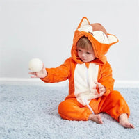 Animal Cosplay Costumes Baby Onesies Flannel Warm Outfit