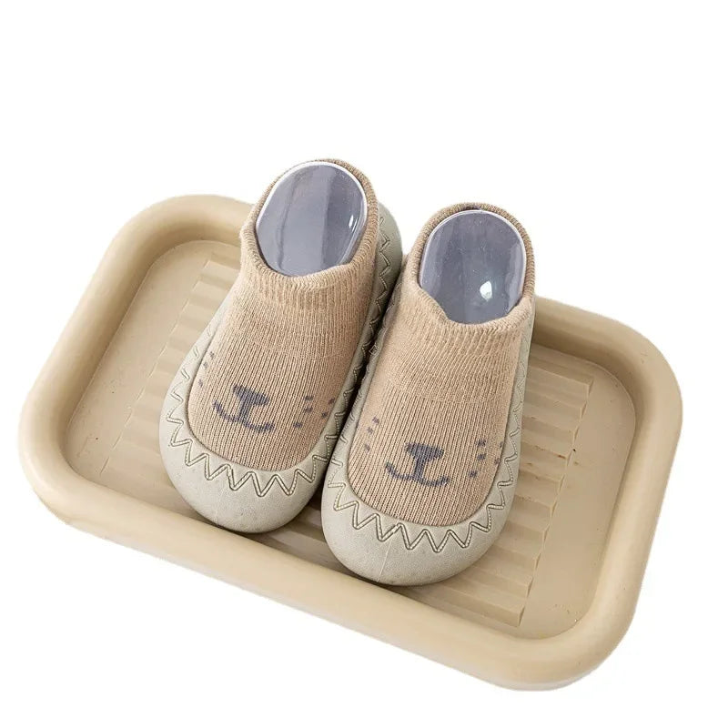 PROSPERBABY Socks Shoes Cute Soft Rubber Sole Floor Sneaker Booties First Time Walker