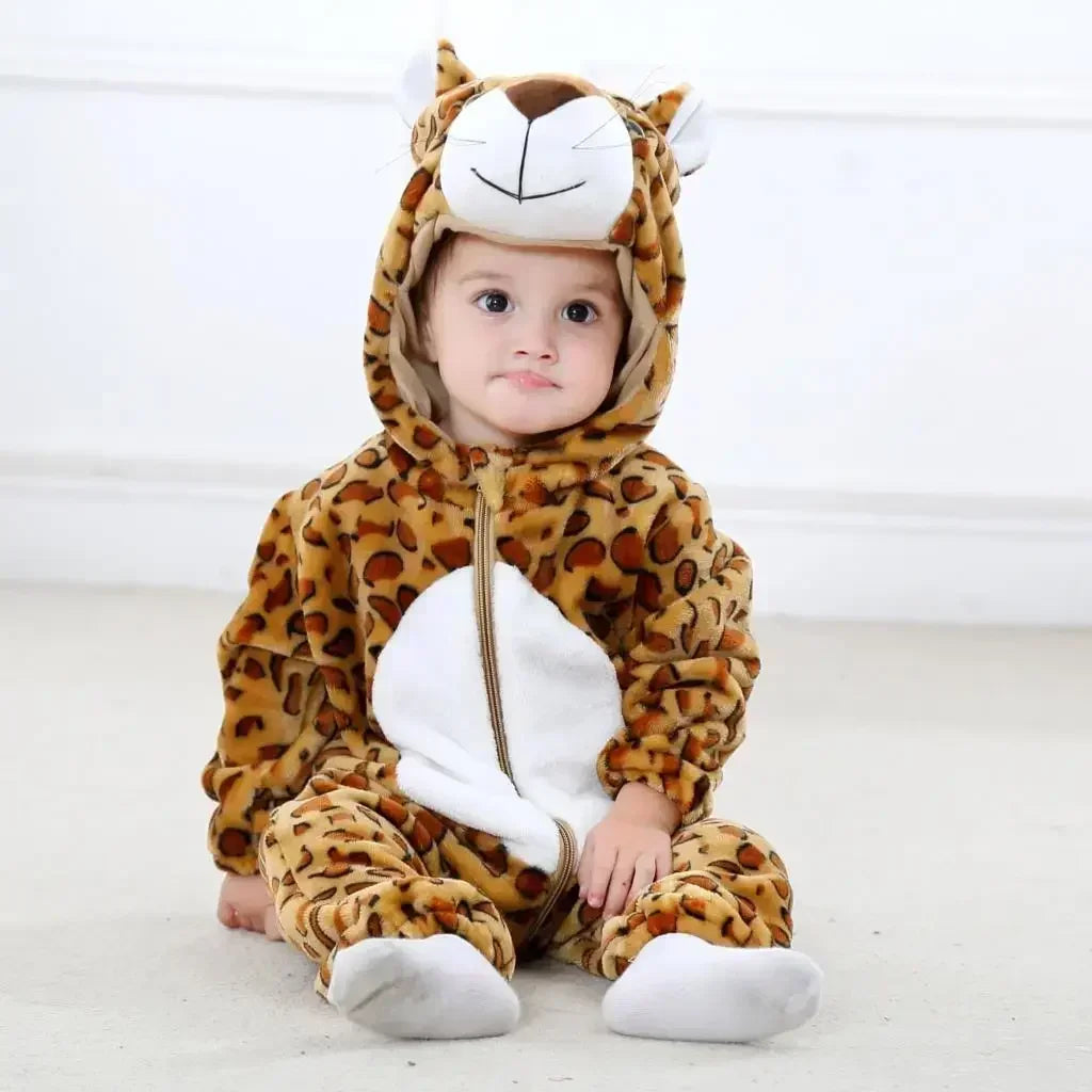Cute ANIMAL Cosplay Costumes BoysGirls Jumpsuit BabyRompers Clothes Pajamas