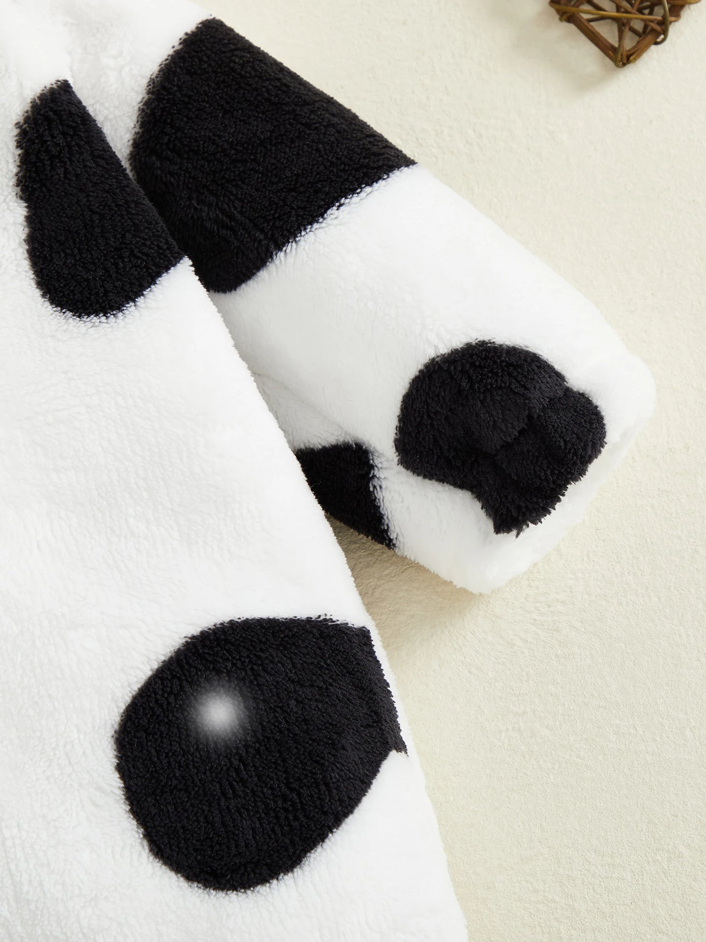 Cow Costume Romper Long Sleeve Hooded Fall Bodysuit Cosplay Costume Halloween Clothes for GirlsBoys