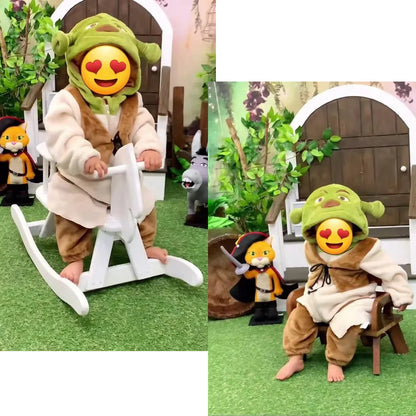 Shrek Onesie Cute Pajama Halloween Romper