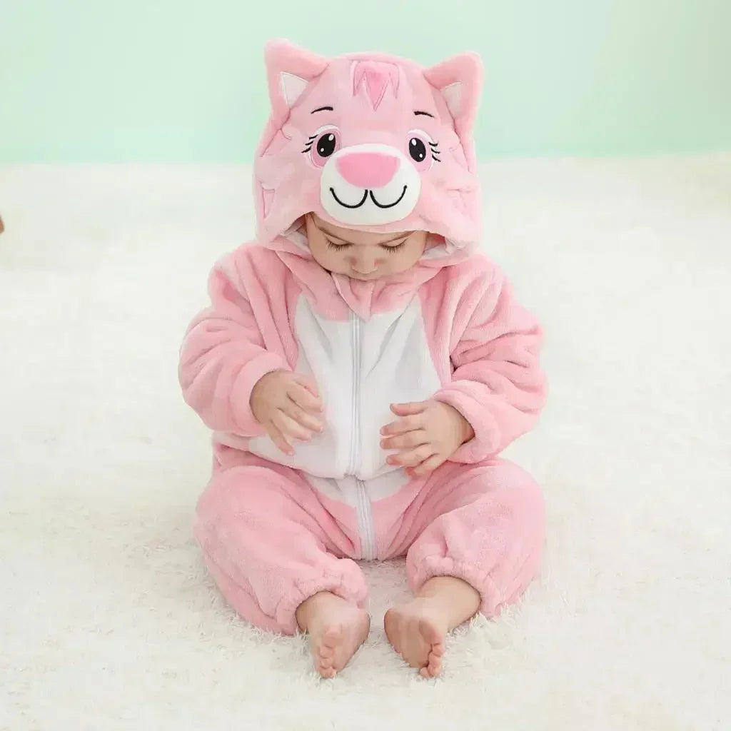 Cute ANIMAL Cosplay Costumes BoysGirls Jumpsuit BabyRompers Clothes Pajamas