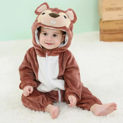 Cute ANIMAL Cosplay Costumes BoysGirls Jumpsuit BabyRompers Clothes Pajamas