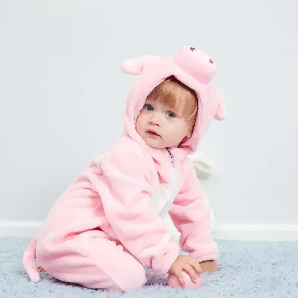 Cute ANIMAL Cosplay Costumes BoysGirls Jumpsuit BabyRompers Clothes Pajamas