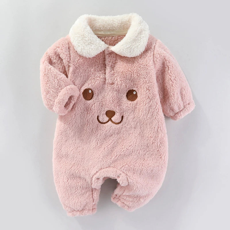 Cute Newborn Baby Bodysuit New Winter Autumn Baby Clothes Cartoon Girl Rompers Spring Soft Infant Jumpsuit 0 to 12 Months