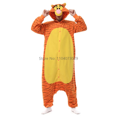 Winnie the Pooh Adult Character Pajama Onesies Cosplay
