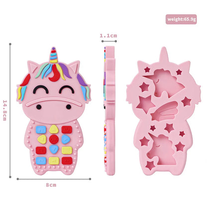 1Pc Baby Silicone Remote Control Shape Teether