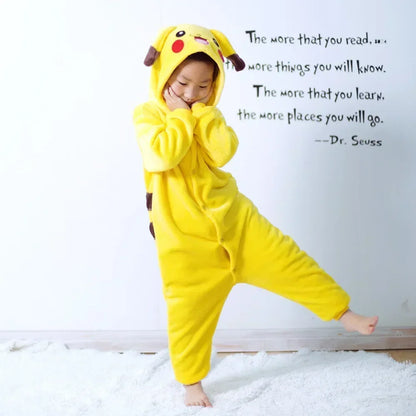 Pokemon Pikachu Kids Soft Onesie Pajamas
