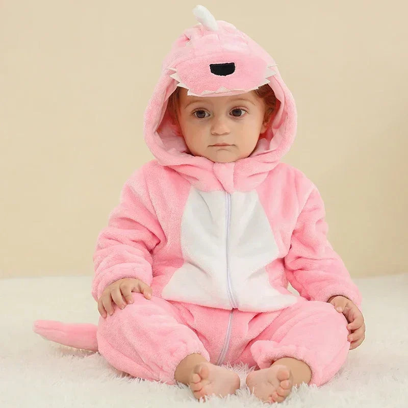 Cute ANIMAL Cosplay Costumes BoysGirls Jumpsuit BabyRompers Clothes Pajamas
