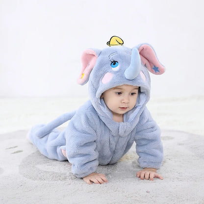 Dumbo Elephant Baby Warm Cosplay Costume Hooded