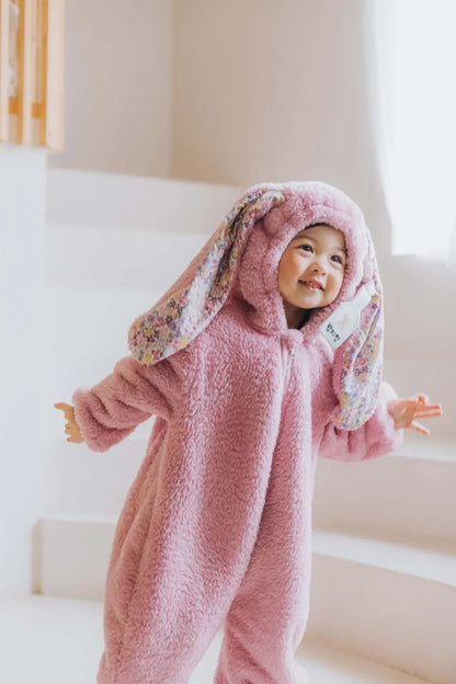 Autumn Winter Baby Bunny Jumpsuit Hooded