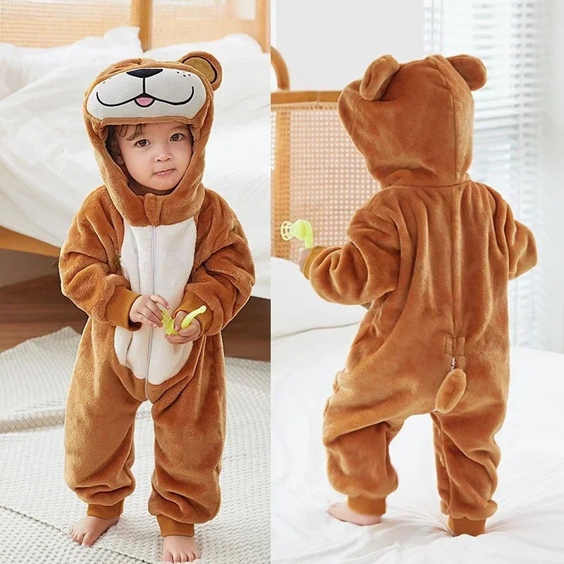 Cute ANIMAL Cosplay Costumes BoysGirls Jumpsuit BabyRompers Clothes Pajamas