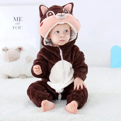 Cute ANIMAL Cosplay Costumes BoysGirls Jumpsuit BabyRompers Clothes Pajamas