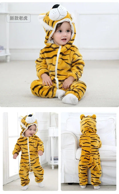Cute ANIMAL Cosplay Costumes BoysGirls Jumpsuit BabyRompers Clothes Pajamas