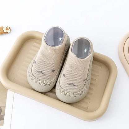 PROSPERBABY Socks Shoes Cute Soft Rubber Sole Floor Sneaker Booties First Time Walker