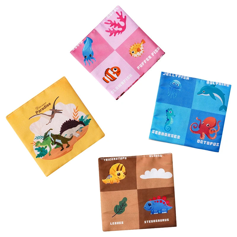 Baby Draw Paper Towel Tearing Tissue Box Baby Puzzle Early Education Montessori Children Cloth Toys