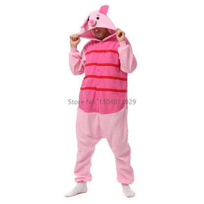 Winnie the Pooh Adult Character Pajama Onesies Cosplay
