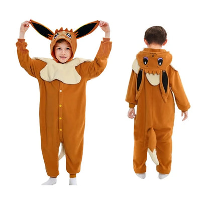 Children Pokemon One-Piece Pajama Full Body Suit