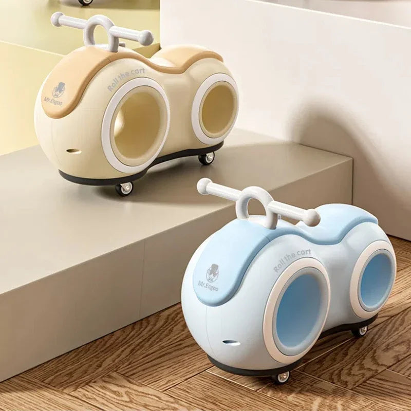 Kids Peanut Sliding Bike New No Pedal Balance Bicycle For 1-3 Year Old Baby Toddler Glider Bike Children Sliding Riding Toys