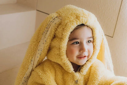 Autumn Winter Baby Bunny Jumpsuit Hooded