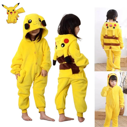 Pokemon Pikachu Kids Soft Onesie Pajamas