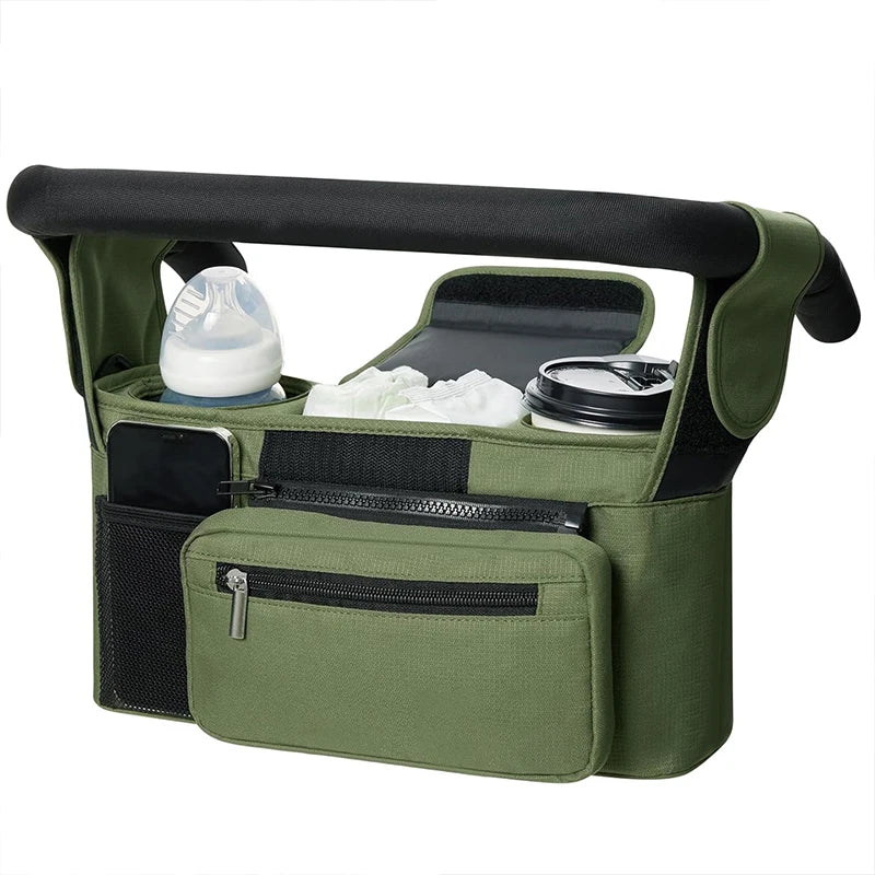 Stroller Storage Large Capacity Travel Hanging Bag Mommy Bag Phone Bottle Holder Diaper Bags BabyStroller Accessories