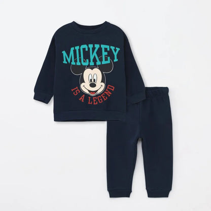 2Pcs Baby Set Mickey Mouse Sweatshirts + Pants Tracksuit