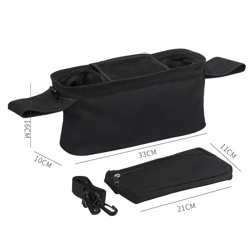 Stroller Storage Large Capacity Travel Hanging Bag Mommy Bag Phone Bottle Holder Diaper Bags BabyStroller Accessories