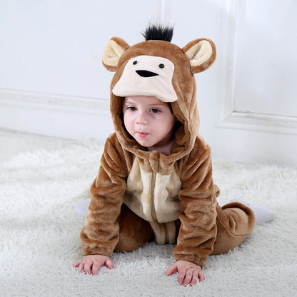 Nemo Infant Baby Romper Pajamas Hooded